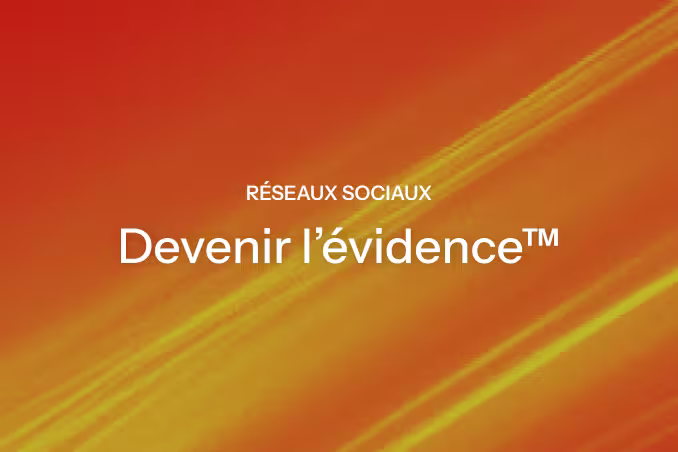 Formation réseaux sociaux Devenir l'évidence
