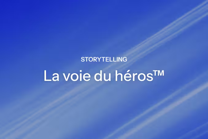 Formation en storytelling La voie du héros